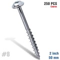 Kreg SML-C2-250 - 2" #8 Coarse Washer Head Pocket Screws